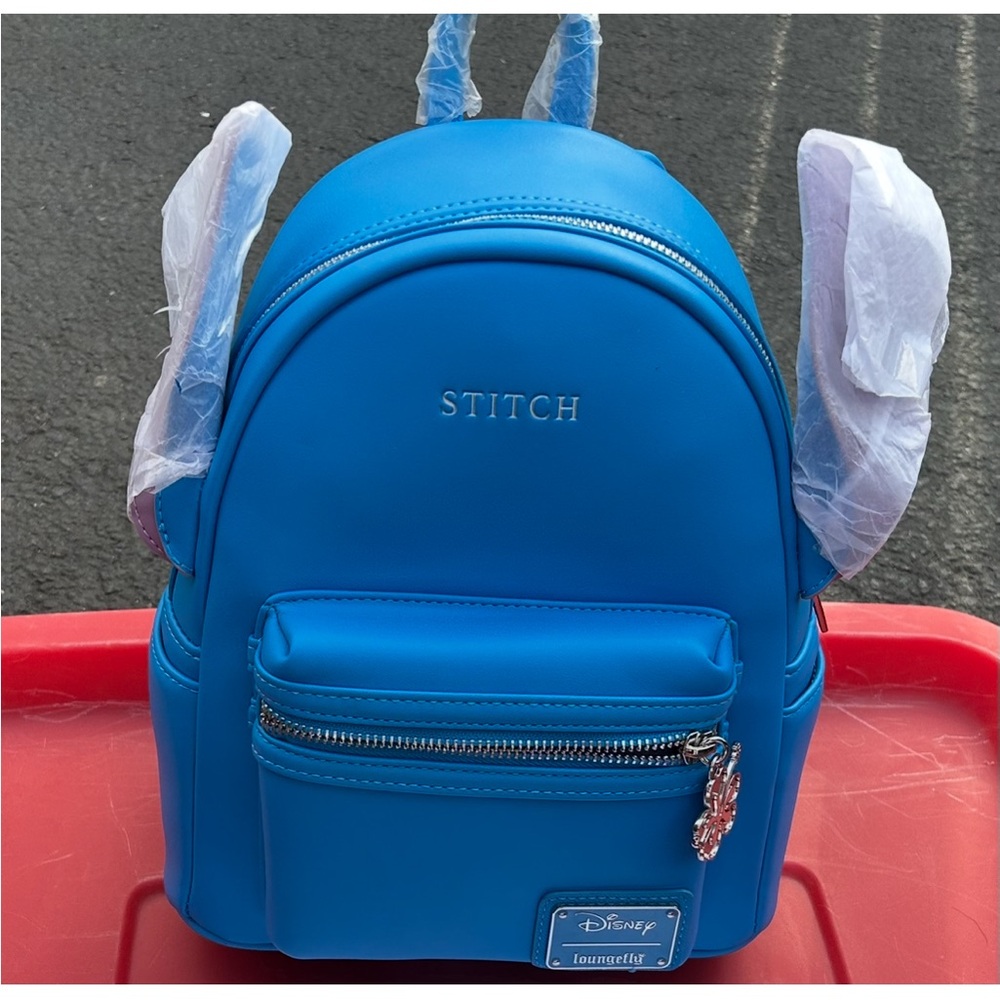 Disney Loungefly Stitch Blue Backpack